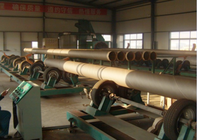 Pipe rust production line