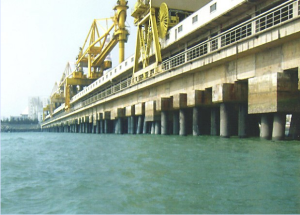 华阳集团漳州后石电厂码头钢桩防腐工程