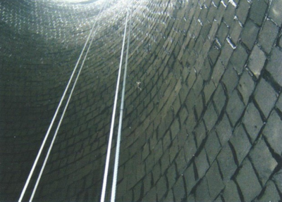 石家庄上安电厂烟囱内衬玻璃泡沫砖防腐工程